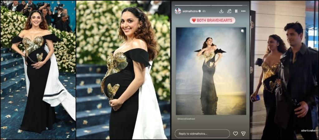Sidharth Malhotra comforts nervous mom-to-be Kiara Advani, calls her and their baby 'Bravehearts' after her glamorous Met Gala debut Sidharth Malhotra comforts nervous mom-to-be Kiara Advani, calls her and their baby 'Bravehearts' after her glamorous Met Gala debut
