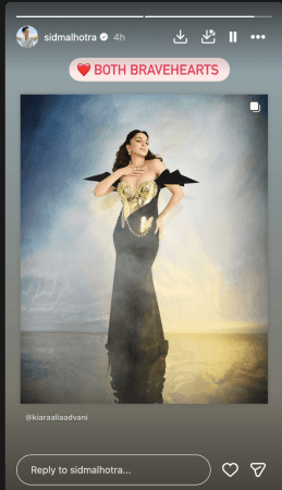 Sidharth Malhotra comforts nervous mom-to-be Kiara Advani, calls her and their baby 'Bravehearts' after her glamorous Met Gala debut Sidharth Malhotra comforts nervous mom-to-be Kiara Advani, calls her and their baby 'Bravehearts' after her glamorous Met Gala debut