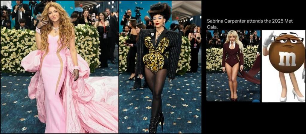 Met Gala 2025: Doja Cat goes wild in leopard print, Shakira serves Barbie core, Sabrina Carpenter looks M&M chocolate chic [Worst Dressed Hollywood celebs]