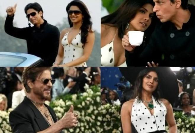 Shah Rukh Khan, Priyanka Chopra then and now pics Shah Rukh Khan, Priyanka Chopra then and now pics