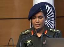 Colonel Sofiya Qureshi of the Indian Army's Corps of Signals