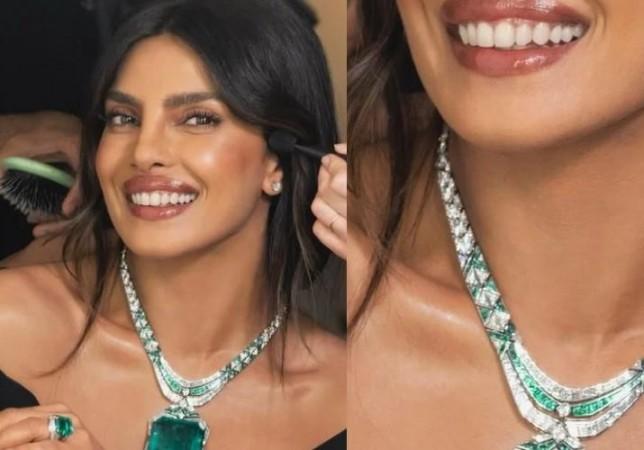 Priyanka Chopra flaunts magnus emerald Priyanka Chopra flaunts magnus emerald