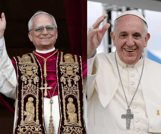 Pope Leo XIV is Pope Francis' successor. Pope Leo-Pope Francis