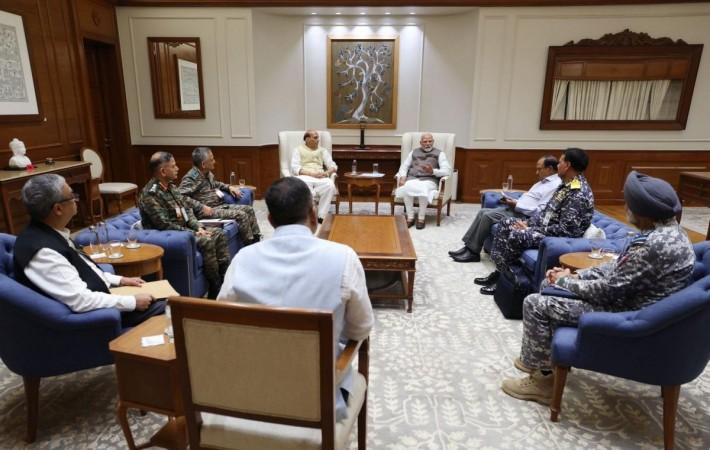 PM Modi conducts high level security meeting PM Modi takes stock of Op Sindoor