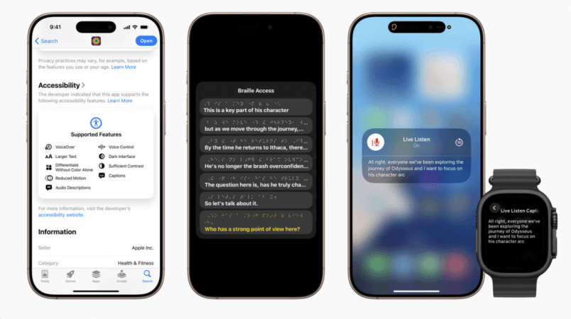 Live Captions on Apple Watch to Braille Access on iPhone—Here's What's Coming in 2025 Live Captions on Apple Watch to Braille Access on iPhone—Here's What's Coming in 2025