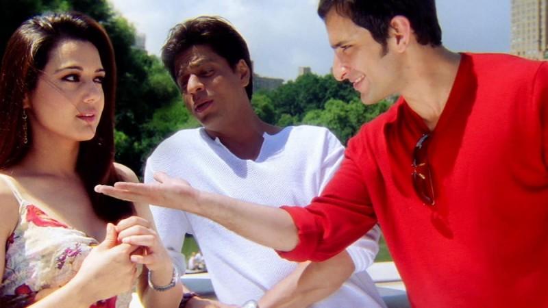The film featured Shah Rukh, Saif and Preity in pivotal roles. Shah Rukh Khan-Saif Ali Khan-Preity ZInta