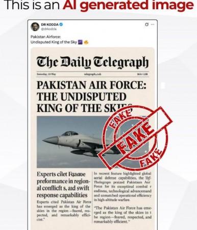 PIB Fact Check debunks fake Daily Telegraph report circulated by Pakistan PIB Fact Check debunks fake Daily Telegraph report circulated by Pakistan