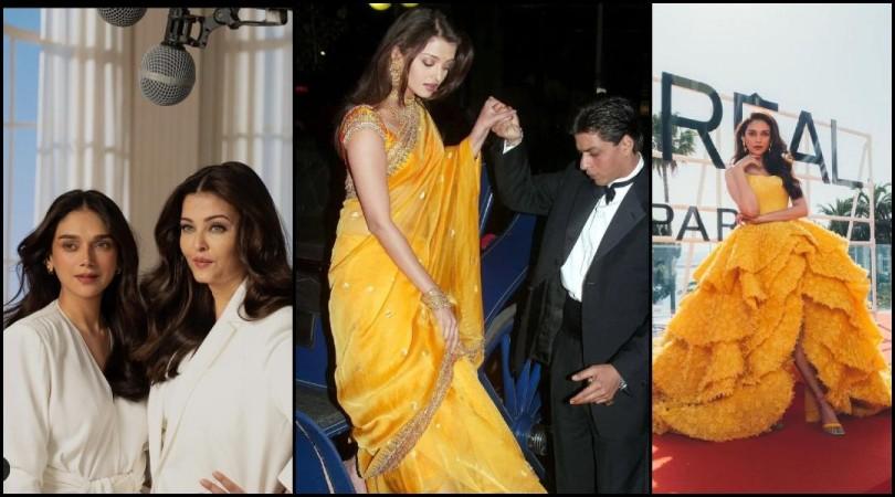 Aishwarya Rai and Aditi Rao Hydari twin in white in BTS of L'Oréal TVC ahead of Cannes 2025 Aishwarya Rai and Aditi Rao Hydari twin in white in BTS of L'Oréal TVC ahead of Cannes 2025