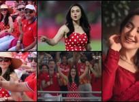 IPL 2025: Preity Zinta's age-defying look in red hot polka dot outfit leaves internet gushing; fans compare her to Pakistani actor Hania Aamir's beauty