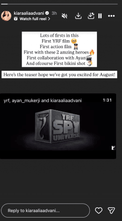 From Baby Bump to Bikini: Pregnant Kiara Advani Looks Smoking Hot in Olive Green Bralette as She Romances Hrithik Roshan in War 2 [Watch]