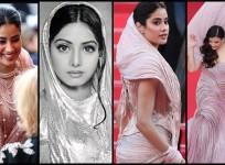 Cannes 2025: Janhvi Kapoor's blush pink Ghoonghat look reminds fans of Sridevi and Aishwarya Rai