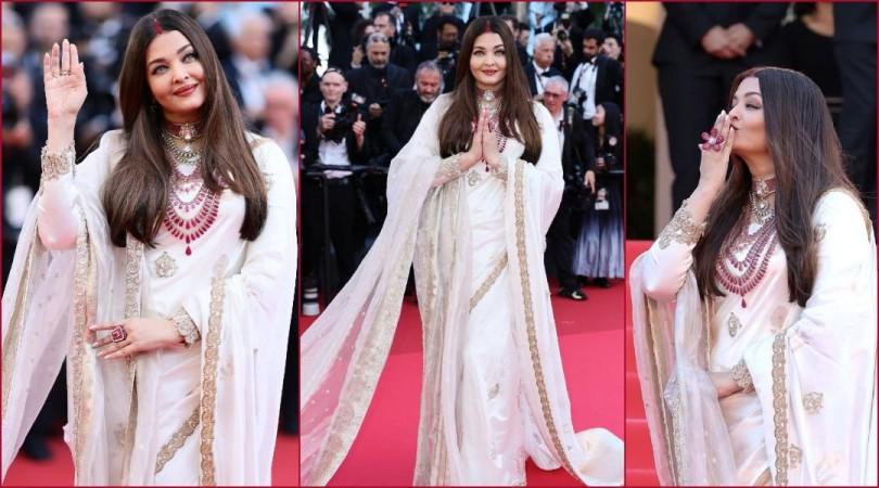Cannes 2025: Aishwarya Rai radiates in saree, quashes divorce rumours with Abhishek Bachchan in bold sindoor look Cannes 2025: Aishwarya Rai radiates in saree, quashes divorce rumours with Abhishek Bachchan in bold sindoor look