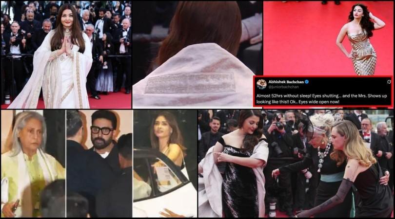 Paps delete photos of Abhishek dining with Jaya Bachchan in Mumbai; Abhishek refrains from commenting on Aishwarya's Cannes looks Paps delete photos of Abhishek dining with Jaya Bachchan in Mumbai; Abhishek refrains from commenting on Aishwarya's Cannes looks