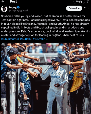 Shubman Gill named Test Captain; fans outraged, say 'KL Rahul or Bumrah deserved it more' Shubman Gill named Test Captain; fans outraged, say 'KL Rahul or Bumrah deserved it more'