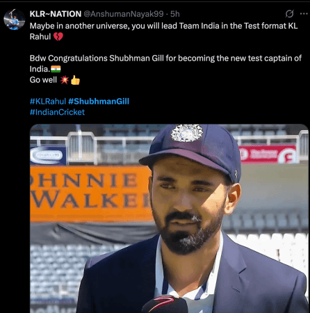 Shubman Gill named Test Captain; fans outraged, say 'KL Rahul or Bumrah deserved it more' Shubman Gill named Test Captain; fans outraged, say 'KL Rahul or Bumrah deserved it more'