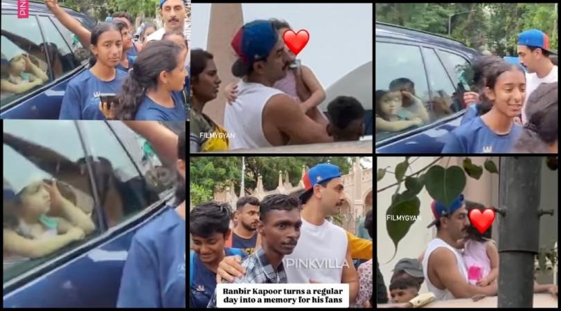 Raha's 'Not-so-impressed' look as papa Ranbir Kapoor clicks selfies wins the internet Raha's 'Not-so-impressed' look as papa Ranbir Kapoor clicks selfies wins the internet