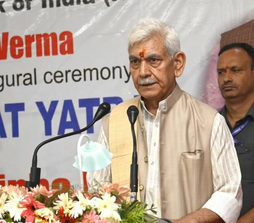 Jammu and Kashmir Lieutenant Governor Manoj Sinha LG Manoj Sinha