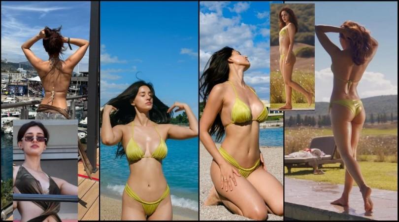 Disha Patani goes bold in bikini ; flaunts bare back; fans say 'she overshadowed Kiara Advani's viral bikini look in War 2' Disha Patani goes bold in bikini ; flaunts bare back; fans say 'she overshadowed Kiara Advani's viral bikini look in War 2'