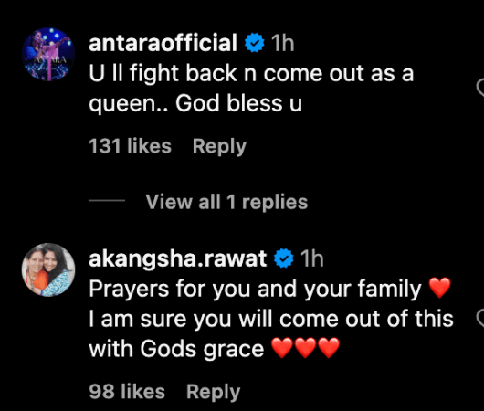 Fans and friends from the industry, including those close to Dipika and Shoaib, took to social media to wish her a speedy recovery. Fans and friends from the industry, including those close to Dipika and Shoaib, took to social media to wish her a speedy recovery.