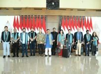 Indian delegation arrives in Indonesia after successfully concluding Singapore visit