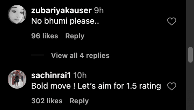 Replace Bhumi Pednekar': Unhappy fans express disappointment as Netflix announces The Royals season 2 Replace Bhumi Pednekar': Unhappy fans express disappointment as Netflix announces The Royals season 2