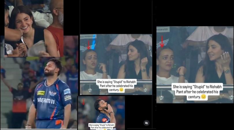 IPL 2025: Anushka Sharma makes faces after Rishabh Pant's century, actress' friend calls cricketer 'Stupid'; video goes viral IPL 2025: Anushka Sharma makes faces after Rishabh Pant's century, actress' friend calls cricketer 'Stupid'; video goes viral