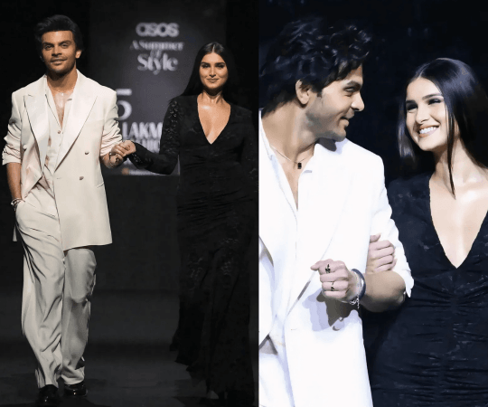Tara Sutaria and Veer Pahariya walked the ramp together in March. Tara Sutaria-Veer Pahariya