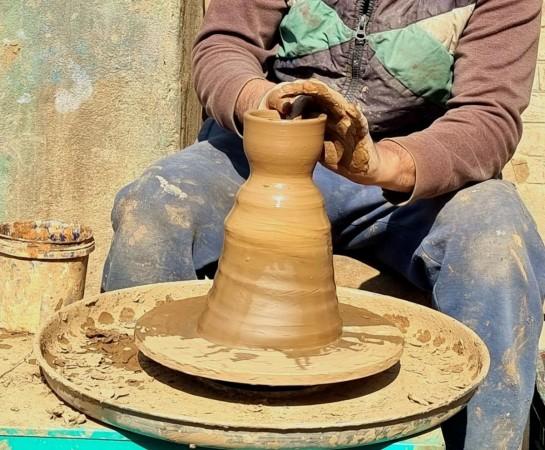 The delicate touch that brings Kashmir's pottery tradition to life. From Commerce Graduate to Cultural Custodian, Kashmiri Artisan Restores Traditional Glazed Pottery.
