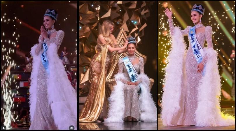 Miss World 2025: Thailand's Opal Suchata Chuangsri greets crowd with namaste after win; India's Nandini Gupta fails to qualify for top 8 Miss World 2025: Thailand's Opal Suchata Chuangsri greets crowd with namaste after win; India's Nandini Gupta fails to qualify for top 8