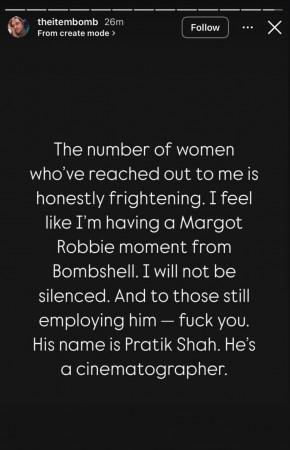 'He asked for nudes': Homebound Cinematographer Pratik Shah accused of misconduct; Dharma Productions responds 'He asked for nudes': Homebound Cinematographer Pratik Shah accused of misconduct; Dharma Productions responds