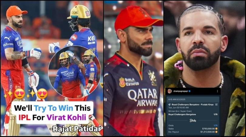 'Ee Sala Cup Namde': Rapper Drake roots for Virat Kohli's RCB, bets Rs 6.4 Crore on Stake 'Ee Sala Cup Namde': Rapper Drake roots for Virat Kohli's RCB, bets Rs 6.4 Crore on Stake