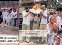 Vibhu Raghave's antim darshan: Emotional Mohit Malik breaks down while carrying mortal remains; late actor's mother cries uncontrollably