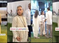 'Bakwas sab Gande..':Jaya Bachchan tells paparazzi to come along with her as they hover around her for pics at Rono Mukherjee's prayer meet