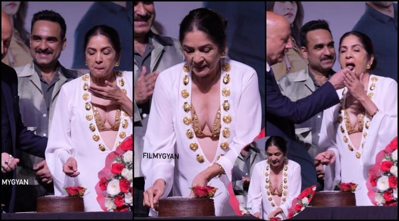 'Vulgar, inappropriate outfit': Neena Gupta age-Shamed for wearing biscuit Bra and Kaftan at her birthday celebrationsh Metro... In Dino Cast 'Vulgar, inappropriate outfit': Neena Gupta age-Shamed for wearing biscuit Bra and Kaftan at her birthday celebrationsh Metro... In Dino Cast