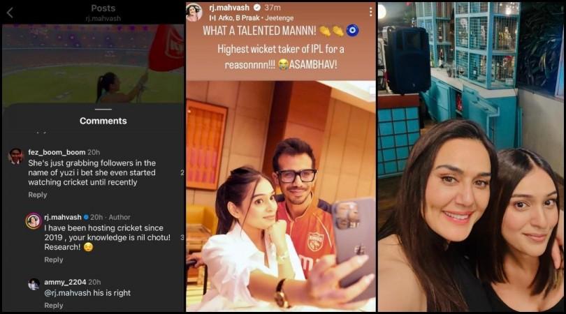 'Grabbing followers in the name of Yuzi ..'RJ Mahvash trolled for sharing mindless updates on alleged BF cricketer Yuzvendra Chahal; she responds 'chotu.. your knowledge..' 'Grabbing followers in the name of Yuzi ..'RJ Mahvash trolled for sharing mindless updates on alleged BF cricketer Yuzvendra Chahal; she responds 'chotu.. your knowledge..'