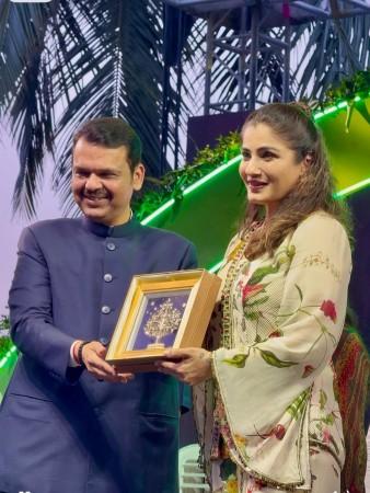 Raveena Tandon Honored for Environmental and Social Contributions Raveena Tandon Honored for Environmental and Social Contributions