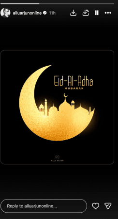 Eid-al-Adha 2025: Salman Khan, Allu Arjun, Madhuri Dixit other celebs celebs wish fans Eid Mubarak Eid-al-Adha 2025: Salman Khan, Allu Arjun, Madhuri Dixit other celebs celebs wish fans Eid Mubarak