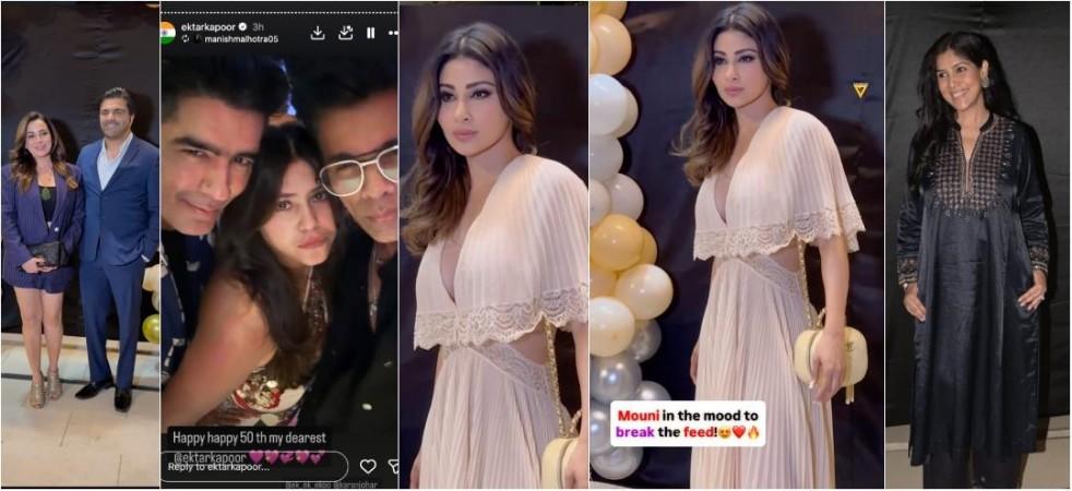 Ektaa Kapoor's 50th birthday: Mouni Roy goes braless, Neelam Kothari  criticised for wearing short pants, Sakshi Tanwar exudes charm in  traditional outfit - IBTimes India