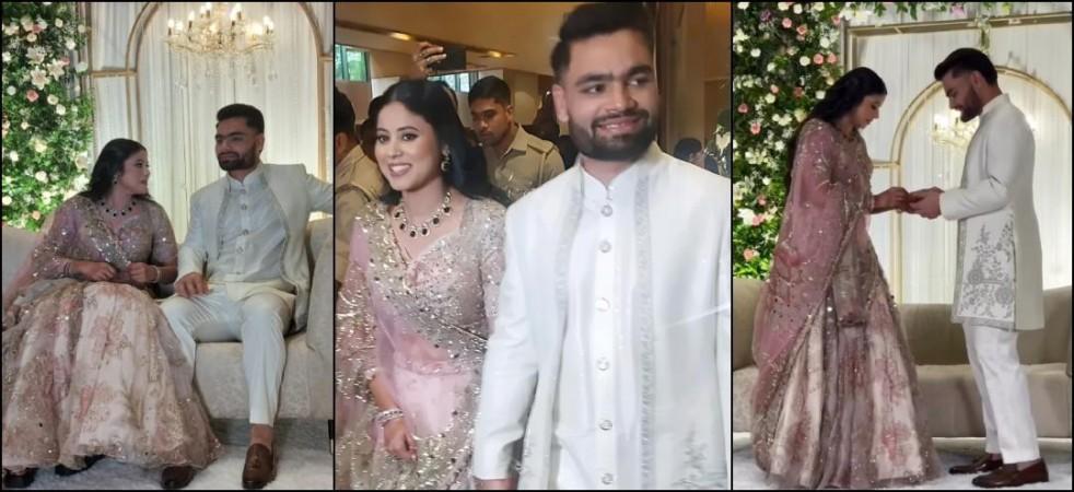 Tears of love: Cricketer Rinku Singh gets emotional as he gets engaged to his lady love Priya Saroj; fans shower love Tears of love: Cricketer Rinku Singh gets emotional as he gets engaged to his lady love Priya Saroj; fans shower love