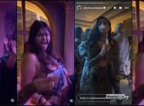 Ekta Kapoor brooves to 'Munni Badnaam Hui' at her 50th birthday bash; Krystle Dsouza smokes hookah