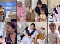 Dipika Kakar cradles son Ruhaan as she makes her first appearance from hospital after cancer surgery in Shoaib's vlog