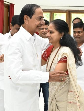 Kavitha meets KCR ahead of P.C. Ghose panel grilling; first meeting between duo after 'devils around him' quip