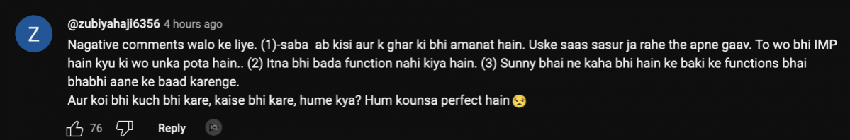 'Shameless, could have waited for Dipika's discharge..': Saba Ibrahim names her son Haider, gets trolled for celebrating amid Bhabhi Dipika – Bhai Shoaib Ibrahim absence 'Shameless, could have waited for Dipika's discharge..': Saba Ibrahim names her son Haider, gets trolled for celebrating amid Bhabhi Dipika – Bhai Shoaib Ibrahim absence