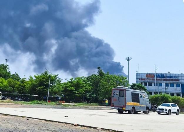 Plane crashes near Ahmedabad airport, over 100 passengers on board Plane crashes near Ahmedabad airport, over 100 passengers on board