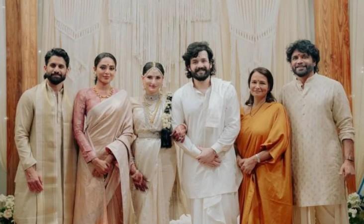 Sobhita and Chaitanya's presence at the Akkineni wedding undoubtedly added a unique charm to the celebrations, from chic looks to endearing family moments. Sobhita and Chaitanya