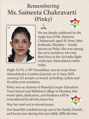 Doctor's family, gay couple, aged couple, young flight attendants: victims of the Air India AI171 plane crash Doctor's family, gay couple, aged couple, young flight attendants: victims of the Air India AI171 plane crash