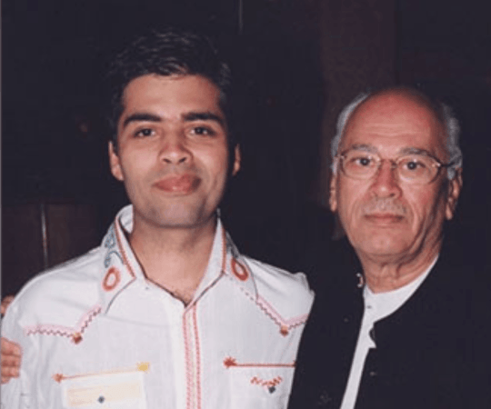 Karan Johar has always been very close to his father. Karan Johar- Yash Johar