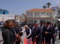 Cyprus leader touches PM Modi's feet in touching gesture of respect