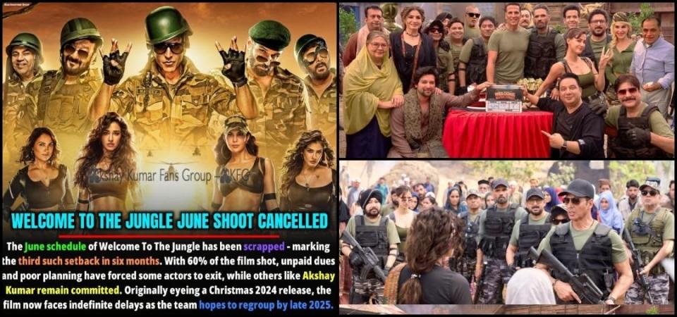 Welcome to the Jungle shoot cancelled: Akshay Kumar's film faces financial trouble over non-payment to actors Welcome to the Jungle shoot cancelled: Akshay Kumar's film faces financial trouble over non-payment to actors