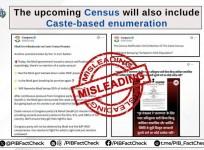 Govt debunks reports claiming caste enumeration not included in Census 2027
